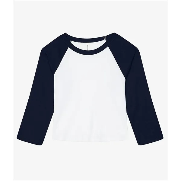 Micro Rib 3/4 Raglan Baby Tee... from ASI 89380 Staton Corporate and Casual