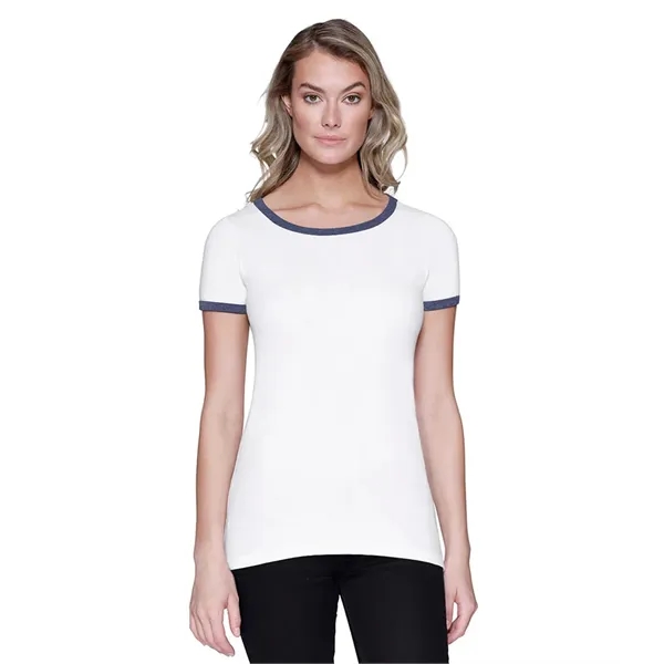 Womens CVC Ringer Tee... from ASI 89380 Staton Corporate and Casual