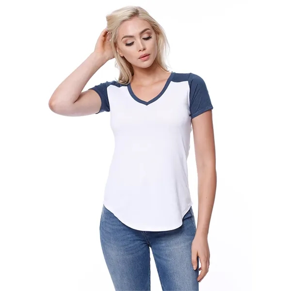 Womens Varsity V-Neck Tee... from ASI 89380 Staton Corporate and Casual
