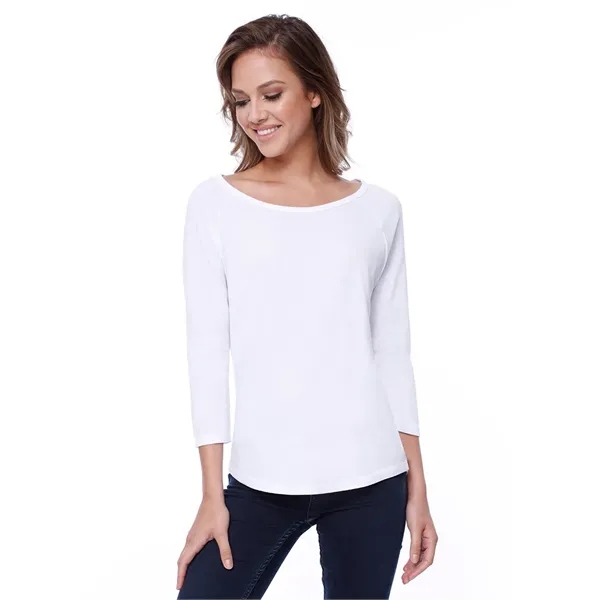 Womens CVC 3/4 Sleeve Raglan... from ASI 89380 Staton Corporate and Casual