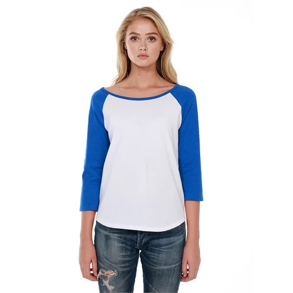 Womens CVC 3/4 Sleeve Raglan... from ASI 89380 Staton Corporate and Casual