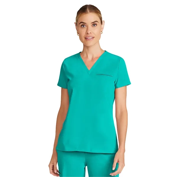 SPI - Medelita - Women's 3-Pocket Flora V-Neck Scrub Top... from ASI 86018 Scrub Authority
