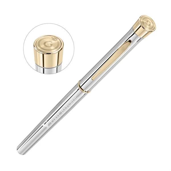 Garland® Signature Emblem Rollerball Pen - Chrome Barrel... from ASI 84592 St Regis Group