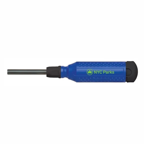 Multi-bit, 15-in-1 screwdriver  measuring 8.5" long with customizable colors and... from ASI 46170 Compass Industries Inc