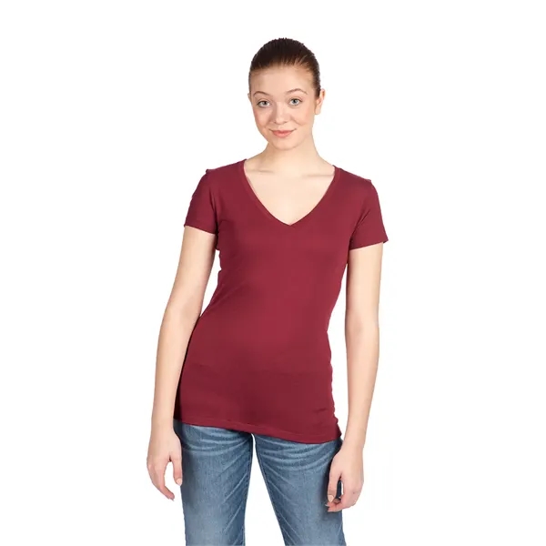 Women's Ideal V shirt. Tear away label. Blank product.... from ASI 89380 Staton Corporate and Casual