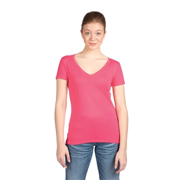 Women's Ideal V shirt. Tear away label. Blank product.... from ASI 89380 Staton Corporate and Casual