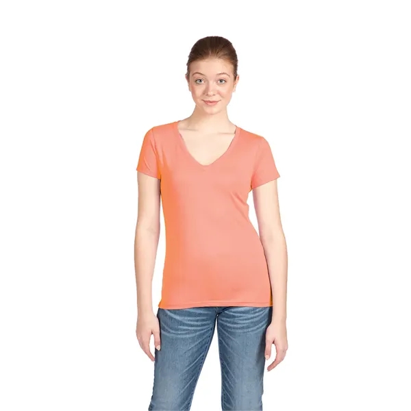 Women's Ideal V shirt. Tear away label. Blank product.... from ASI 89380 Staton Corporate and Casual