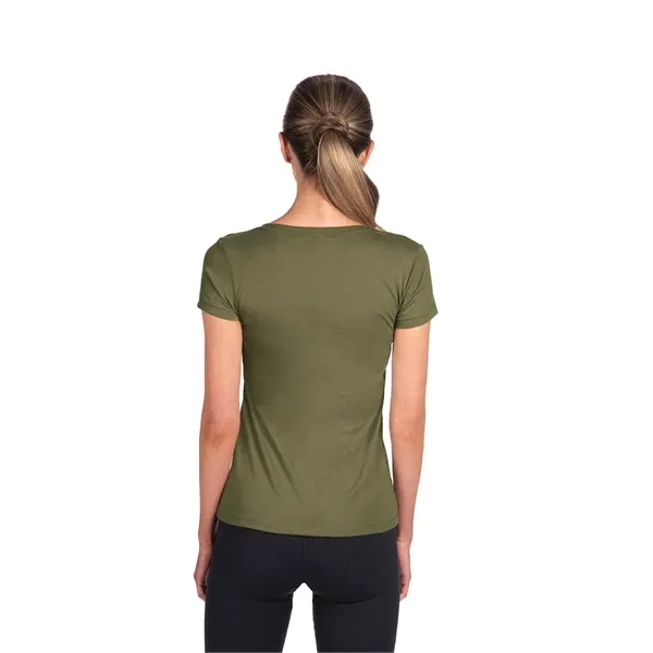 Women's Ideal V shirt. Tear away label. Blank product.... from ASI 89380 Staton Corporate and Casual