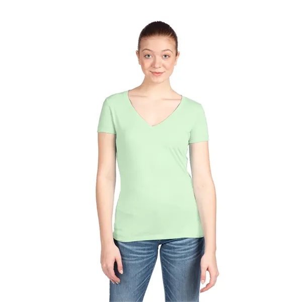 Women's Ideal V shirt. Tear away label. Blank product.... from ASI 89380 Staton Corporate and Casual