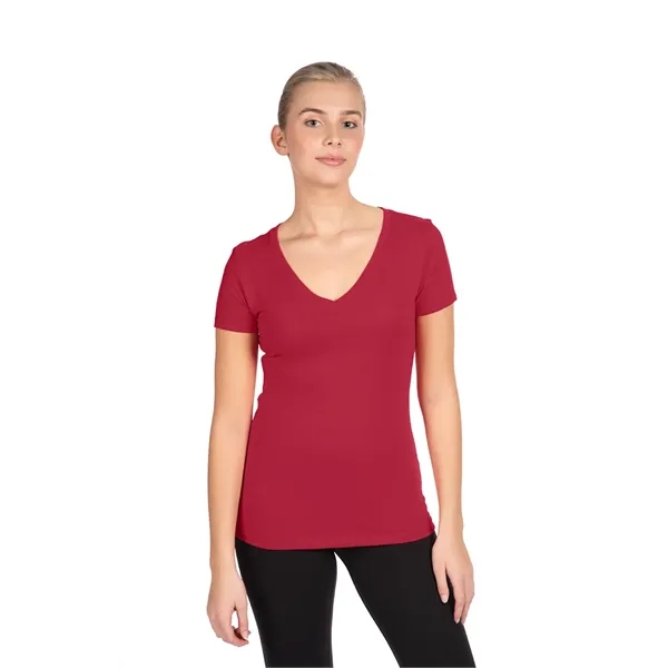 Women's Ideal V shirt. Tear away label. Blank product.... from ASI 89380 Staton Corporate and Casual