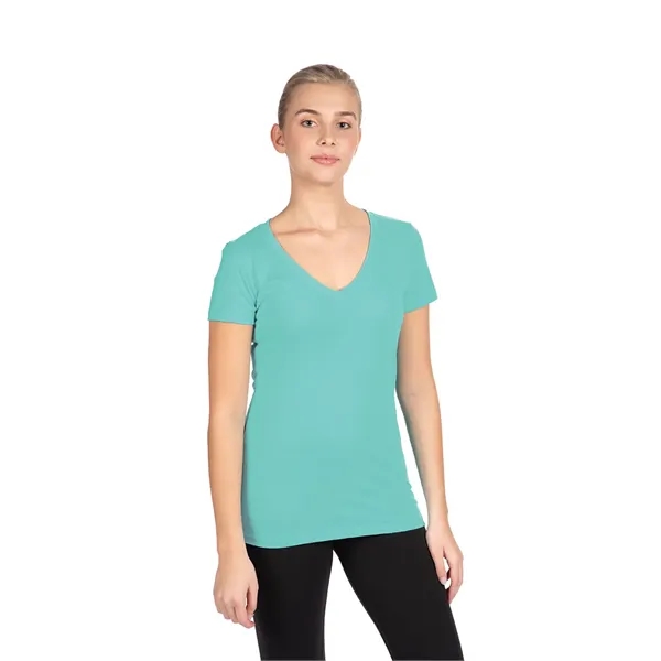 Women's Ideal V shirt. Tear away label. Blank product.... from ASI 89380 Staton Corporate and Casual