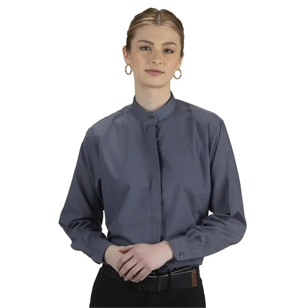 Edwards - Shirts & Blouses - Women's Banded Collar Shirt... from ASI 86018 Scrub Authority