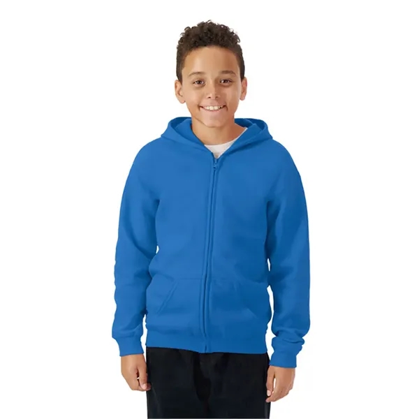 Gildan Heavy Blend Youth Full Zip Hooded Sweatshirt... from ASI 89380 Staton Corporate and Casual / Staton®