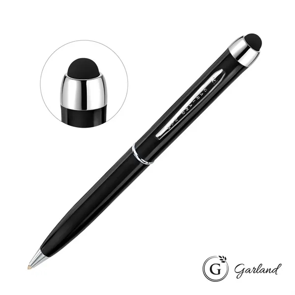 Garland® Stylus High Gloss Ballpoint Twist Pen - Chrome Accent... from ASI 84592 St Regis Group