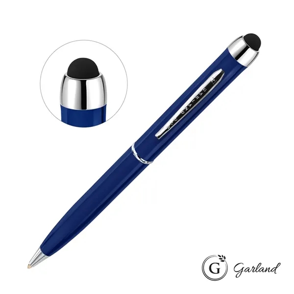 Garland® Stylus High Gloss Ballpoint Twist Pen - Chrome Accent... from ASI 84592 St Regis Group