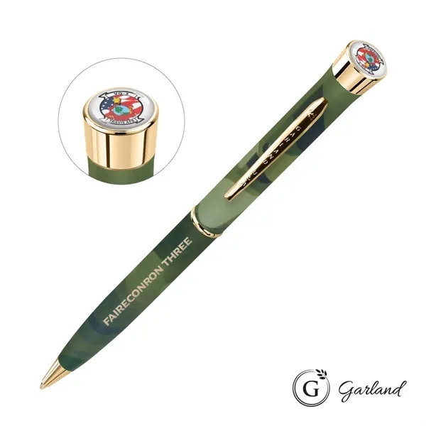 Garland® Liberty Custom Hydrodipped Ballpoint Pen - Gold Accent... from ASI 84592 St Regis Group