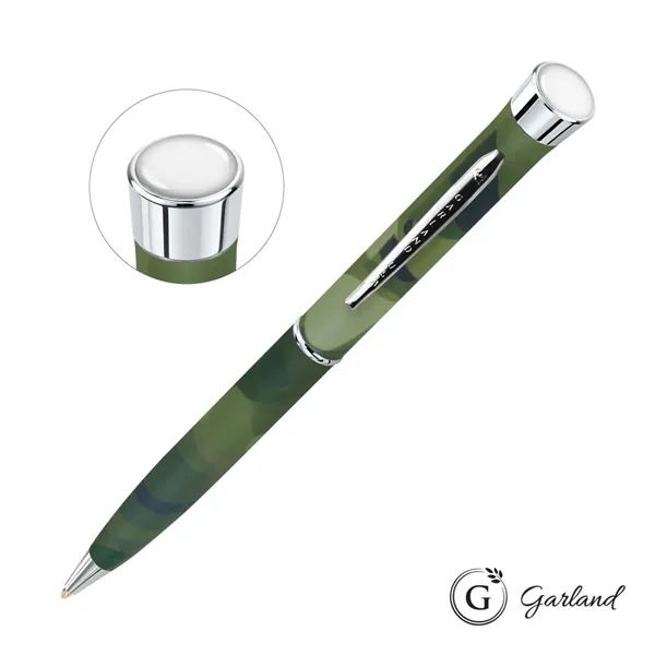 Garland® Liberty Custom Hydrodipped Ballpoint Pen - Chrome Accent... from ASI 84592 St Regis Group