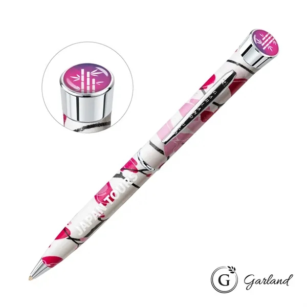 Garland® Liberty Custom Hydrodipped Ballpoint Pen - Chrome Accent... from ASI 84592 St Regis Group