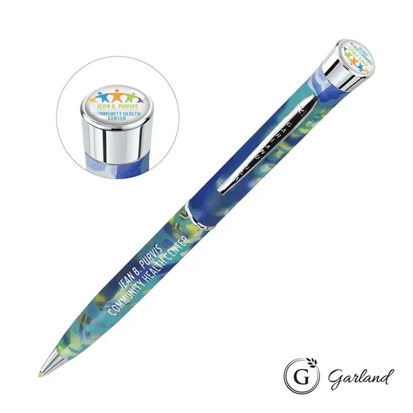 Garland® Liberty Custom Hydrodipped Ballpoint Pen - Chrome Accent... from ASI 84592 St Regis Group