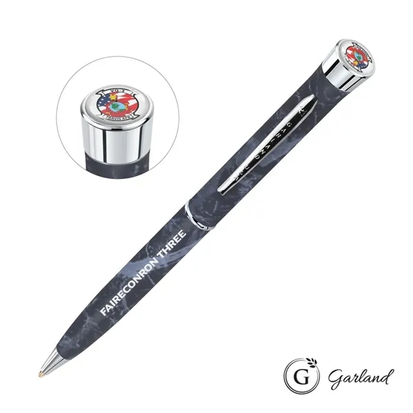 Garland® Liberty Custom Hydrodipped Ballpoint Pen - Chrome Accent... from ASI 84592 St Regis Group