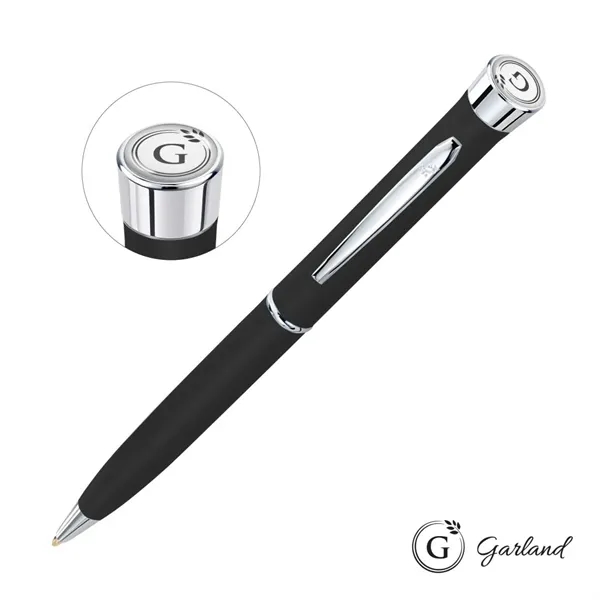 Garland® Color Matte Collection Twist Ballpoint Pen - Chrome Accent... from ASI 84592 St Regis Group