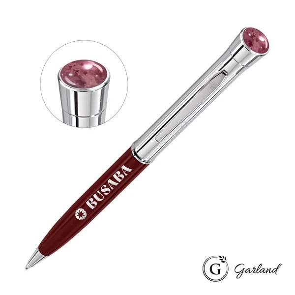 The Garland® Monogram Aura Collection Ballpoint Pen Chrome Accent combines timeless... from ASI 84592 St Regis Group
