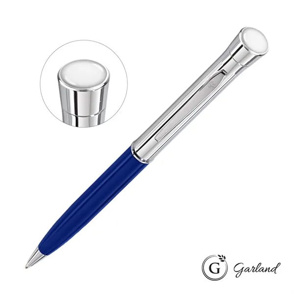 The Garland® Monogram Custom Collection Twist Ballpoint Pen Chrome Accent is... from ASI 84592 St Regis Group