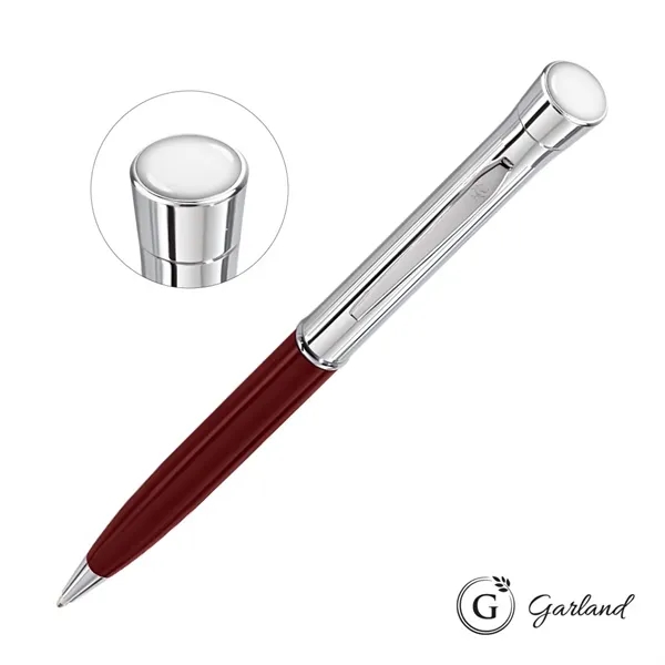 The Garland® Monogram Custom Collection Twist Ballpoint Pen Chrome Accent is... from ASI 84592 St Regis Group