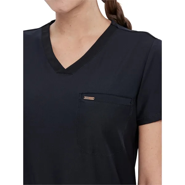 Cherokee Form Women's Tuckable V-Neck Top... from ASI 86018 Scrub Authority / Uniform Stores