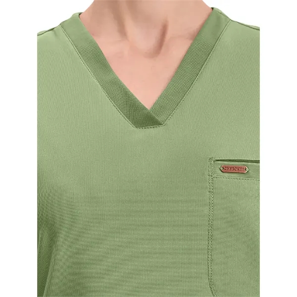 Cherokee Form Women's Tuckable V-Neck Top... from ASI 86018 Scrub Authority / Uniform Stores