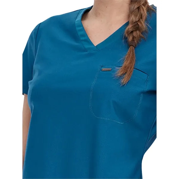 Cherokee Form Women's Tuckable V-Neck Top... from ASI 86018 Scrub Authority / Uniform Stores