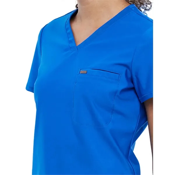 Cherokee Form Women's Tuckable V-Neck Top... from ASI 86018 Scrub Authority / Uniform Stores