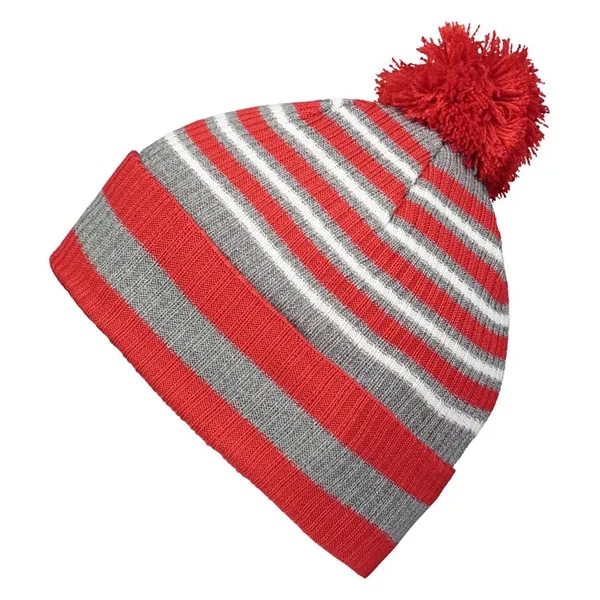 Spirit Pom Beanie... from ASI 89380 Staton Corporate and Casual