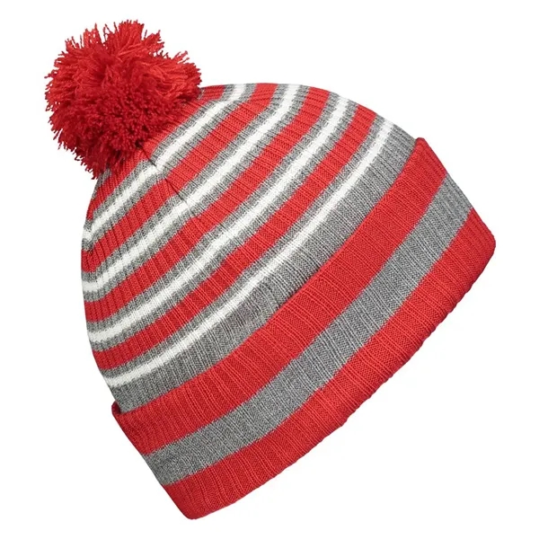 Spirit Pom Beanie... from ASI 89380 Staton Corporate and Casual