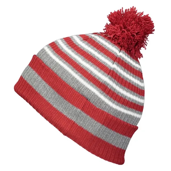 Spirit Pom Beanie... from ASI 89380 Staton Corporate and Casual