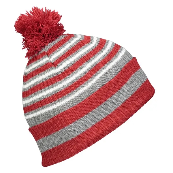 Spirit Pom Beanie... from ASI 89380 Staton Corporate and Casual