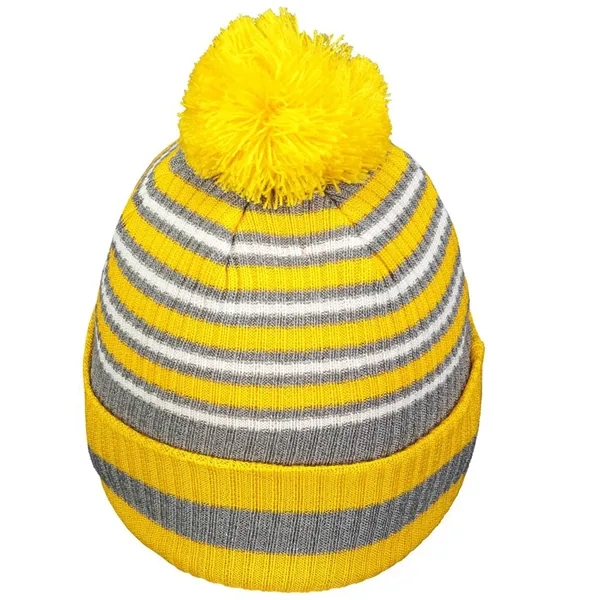 Spirit Pom Beanie... from ASI 89380 Staton Corporate and Casual