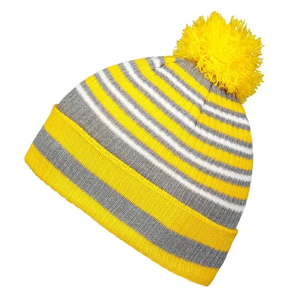 Spirit Pom Beanie... from ASI 89380 Staton Corporate and Casual
