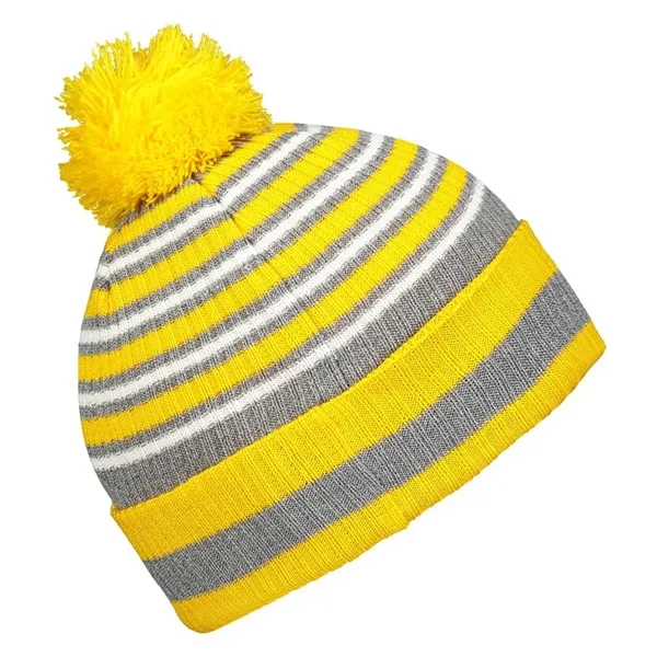 Spirit Pom Beanie... from ASI 89380 Staton Corporate and Casual