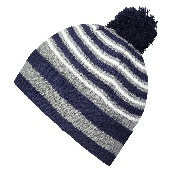 Spirit Pom Beanie... from ASI 89380 Staton Corporate and Casual