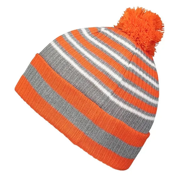 Spirit Pom Beanie... from ASI 89380 Staton Corporate and Casual