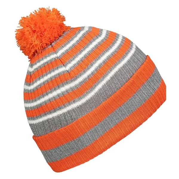 Spirit Pom Beanie... from ASI 89380 Staton Corporate and Casual