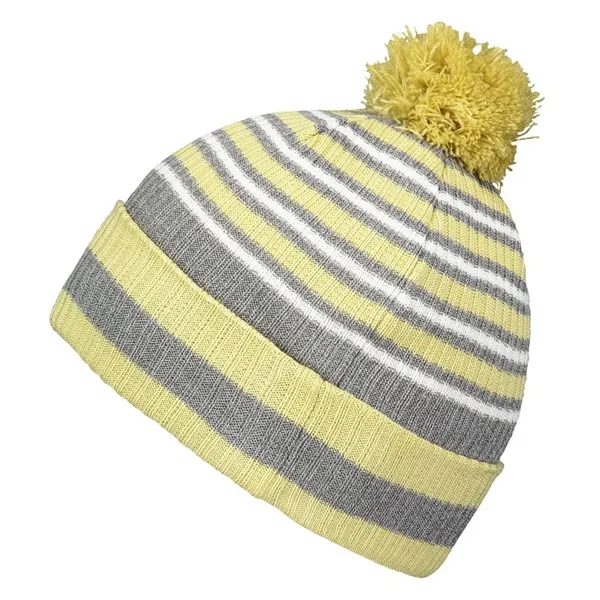 Spirit Pom Beanie... from ASI 89380 Staton Corporate and Casual