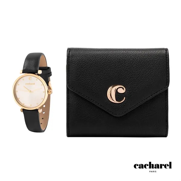 Cacharel® Alma Wallet & Odeon Watch Set is trendy and understated.... from ASI 84592 St Regis Group