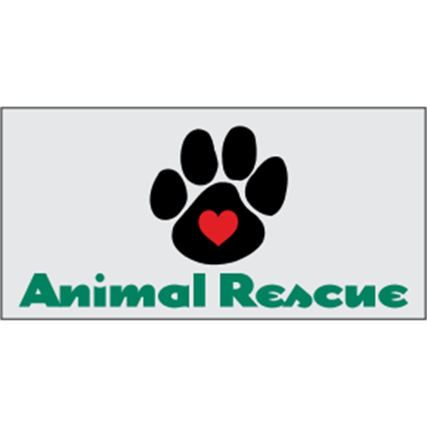 4" x 2" decal with clear static backing, square corners and... from ASI 89910 Stouse, LLC