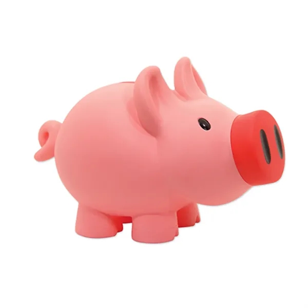 Piggy bank made of PVC rubber with 1 color pad print... from ASI 37218 Athena Promo (tm)