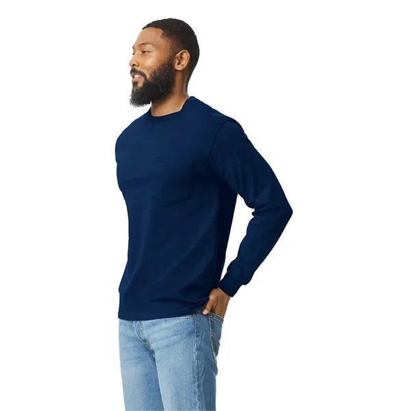 Gildan Ultra Cotton Adult Long Sleeve Tee With Pocket... from ASI 89380 Staton Corporate and Casual / Staton®