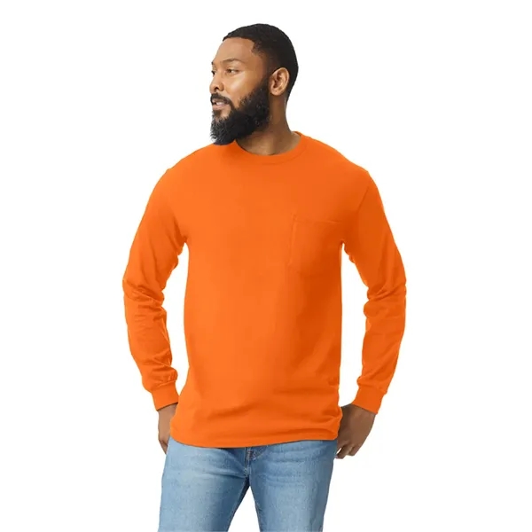 Gildan Ultra Cotton Adult Long Sleeve Tee With Pocket... from ASI 89380 Staton Corporate and Casual / Staton®