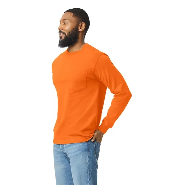 Gildan Ultra Cotton Adult Long Sleeve Tee With Pocket... from ASI 89380 Staton Corporate and Casual / Staton®