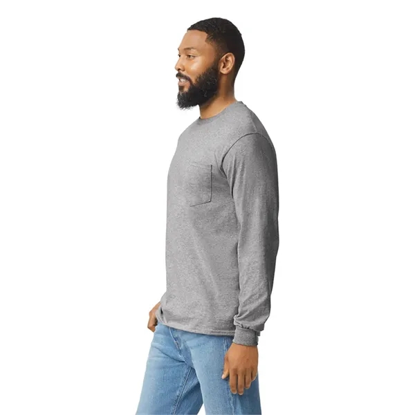 Gildan Ultra Cotton Adult Long Sleeve Tee With Pocket... from ASI 89380 Staton Corporate and Casual / Staton®